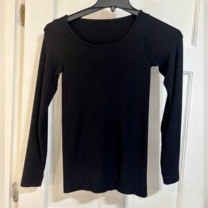 Elietian Women’s One Size Black Long Sleeve Top